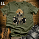 African White Lion King Softstyle Tee - Military Green - LegacyLayers