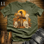 African Wolf Warrior Softstyle Tee - Military Green - LegacyLayers