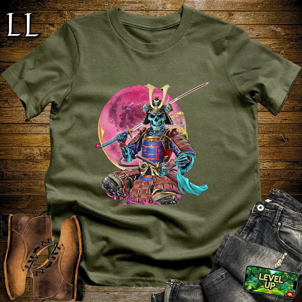 AfterLife Samurai Softstyle Tee - Military Green - LegacyLayers