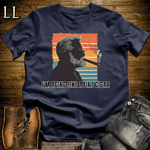 "Aging Like A Fine Cigar" cigar lifestyle graphic tee in Navy — by Legacy Layers