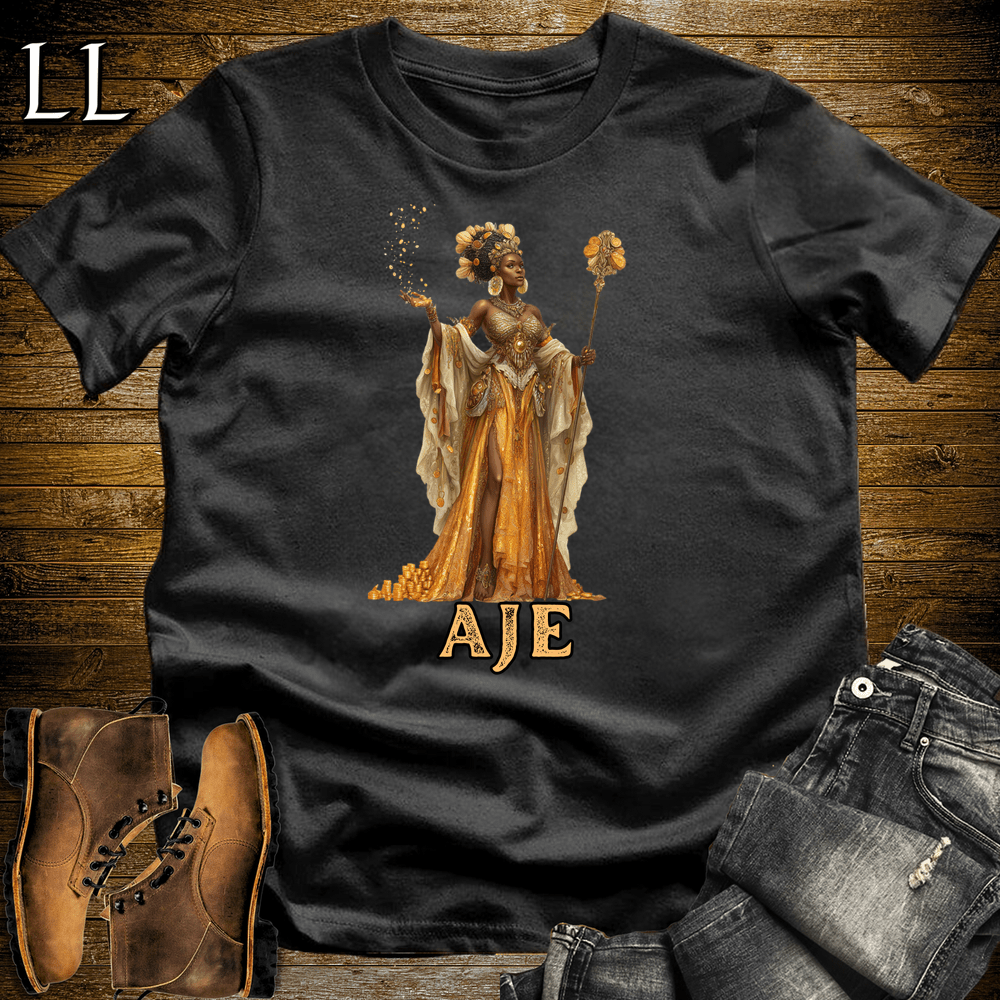 Aje African Goddess Softstyle Tee - Black - LegacyLayers