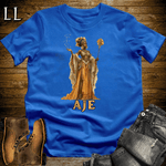 Aje African Goddess Softstyle Tee Royal Blue | Yoruba Wealth Goddess Tee