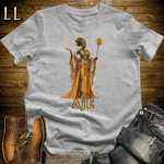 Aje African Goddess Softstyle Tee Sport Grey | Yoruba Wealth Goddess Tee