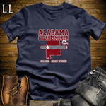 Alabama Cigar Smoker T-Shirt Navy | Alabama Cigar Gift
