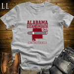 Alabama Cigar Smoker T-Shirt Sport Grey | Alabama Cigar Gift