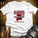 Alabama Cigar Smoker T-Shirt White | Alabama Cigar Gift