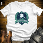 Alaska Cigar Smoker Shield T-Shirt White | Alaska Cigar Crest Shirt