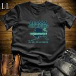 Alaska Cigar Smoker T-Shirt Black | Alaska Cigar Lover Gift