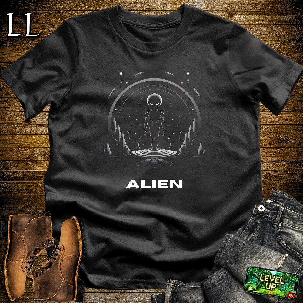 Alien Softstyle Tee - Black - LegacyLayers