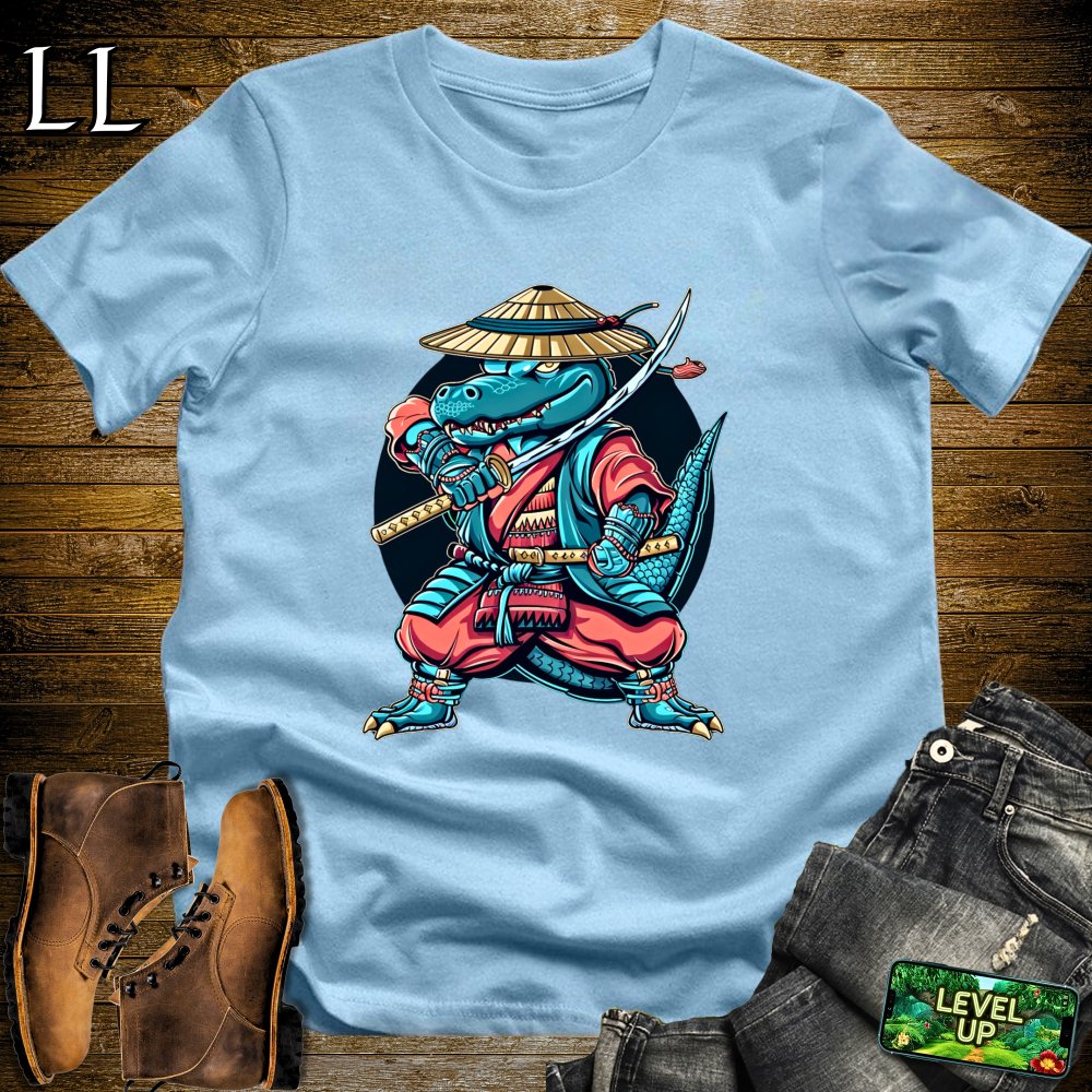 Aligator Samurai - Light Blue - LegacyLayers