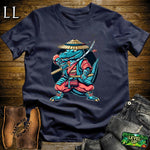 Aligator Samurai Red | Warrior Animal Graphic Tee