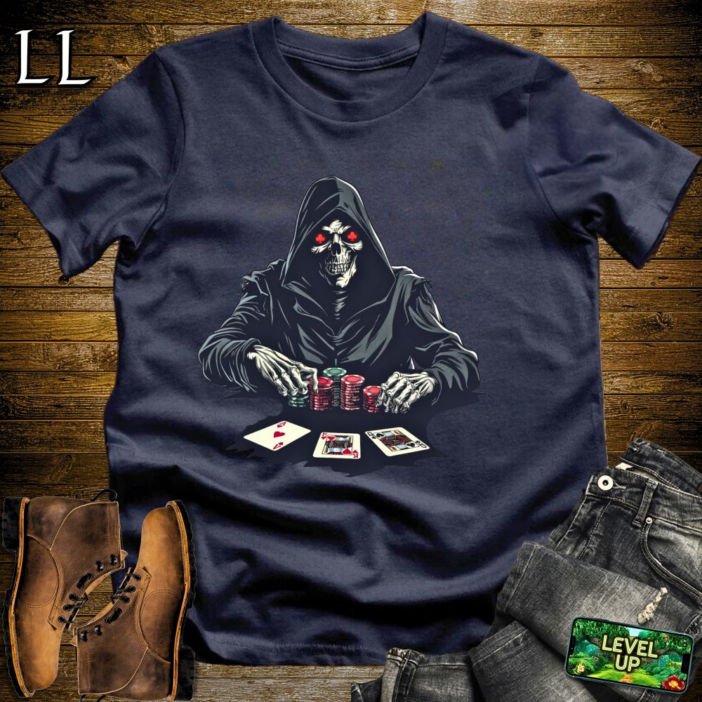 All In Grim Reaper Softstyle Tee - Navy - LegacyLayers