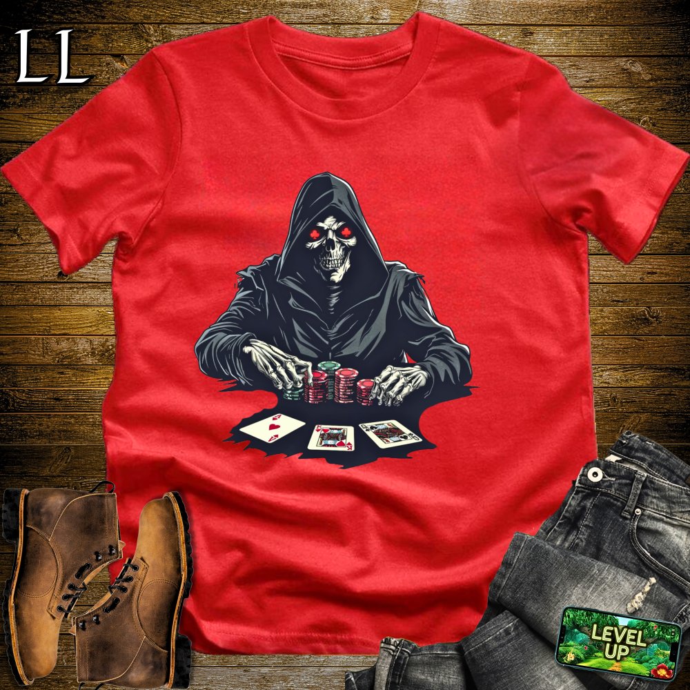 All In Grim Reaper Softstyle Tee - Red - LegacyLayers