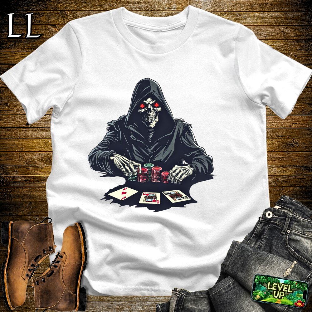 All In Grim Reaper Softstyle Tee - White - LegacyLayers