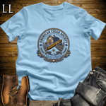 American Cigar Society T-Shirt Light Blue | Patriotic Cigar Gift Tee