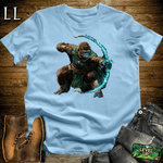 Ancient Bow Gorilla Softstyle Tee Light Blue | Warrior Graphic Tee