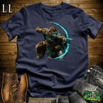 Ancient Bow Gorilla Softstyle Tee Navy | Warrior Graphic Tee