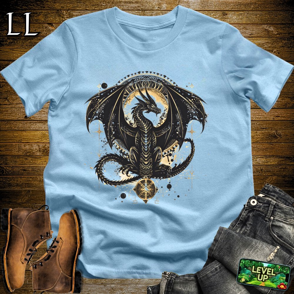 Ancient Dragon Softstyle Tee - Light Blue - LegacyLayers