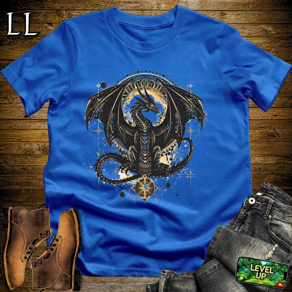 Ancient Dragon Softstyle Tee - Royal - LegacyLayers