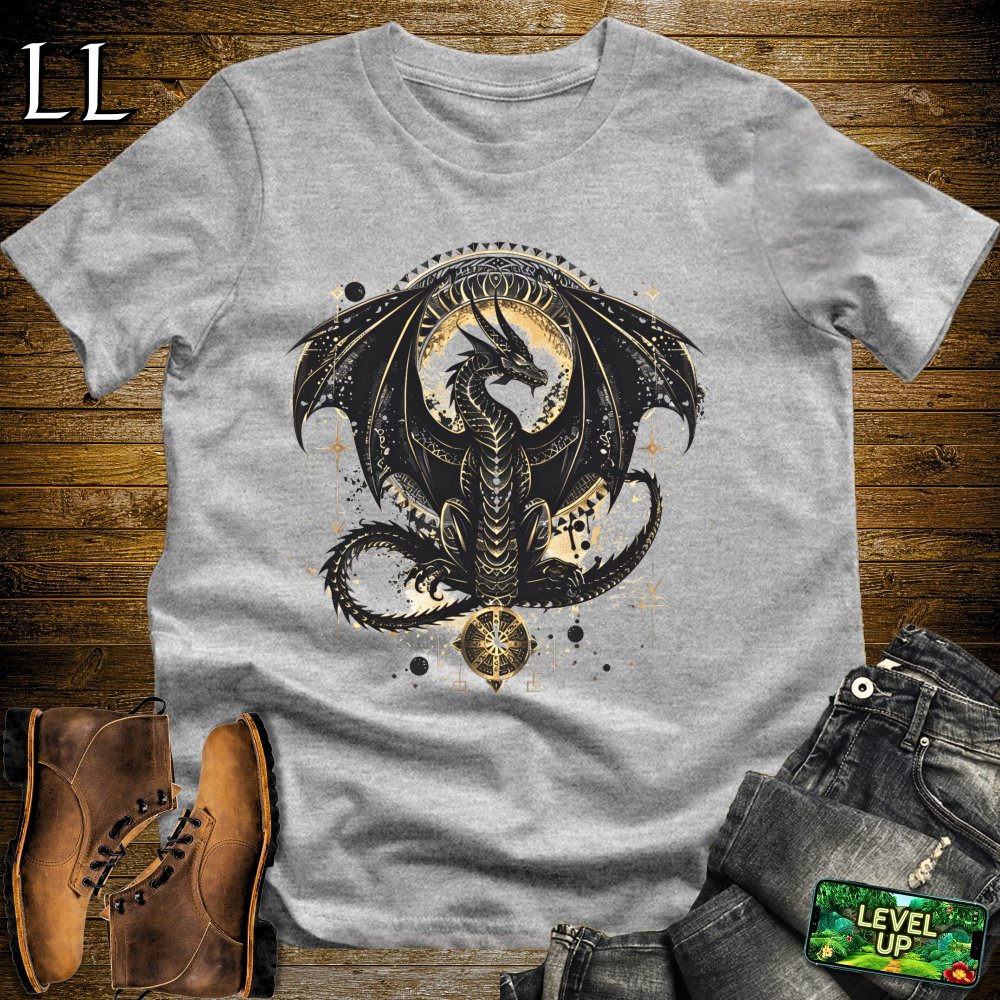 Ancient Dragon Softstyle Tee - Sport Grey - LegacyLayers