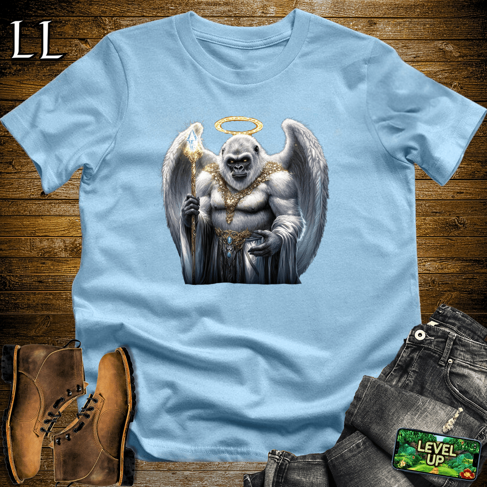 Angel Gorilla Light Blue | Spiritual Graphic Tee