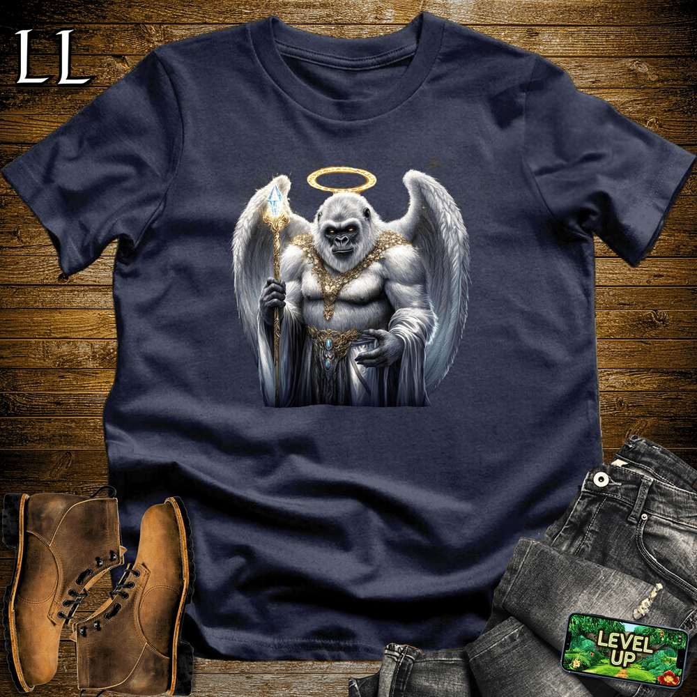 Angel Gorilla Navy | Spiritual Graphic Tee