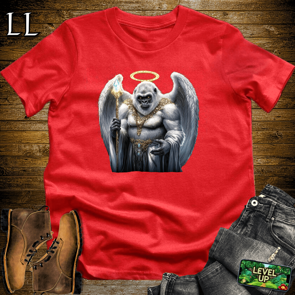 Angel Gorilla Red | Spiritual Graphic Tee