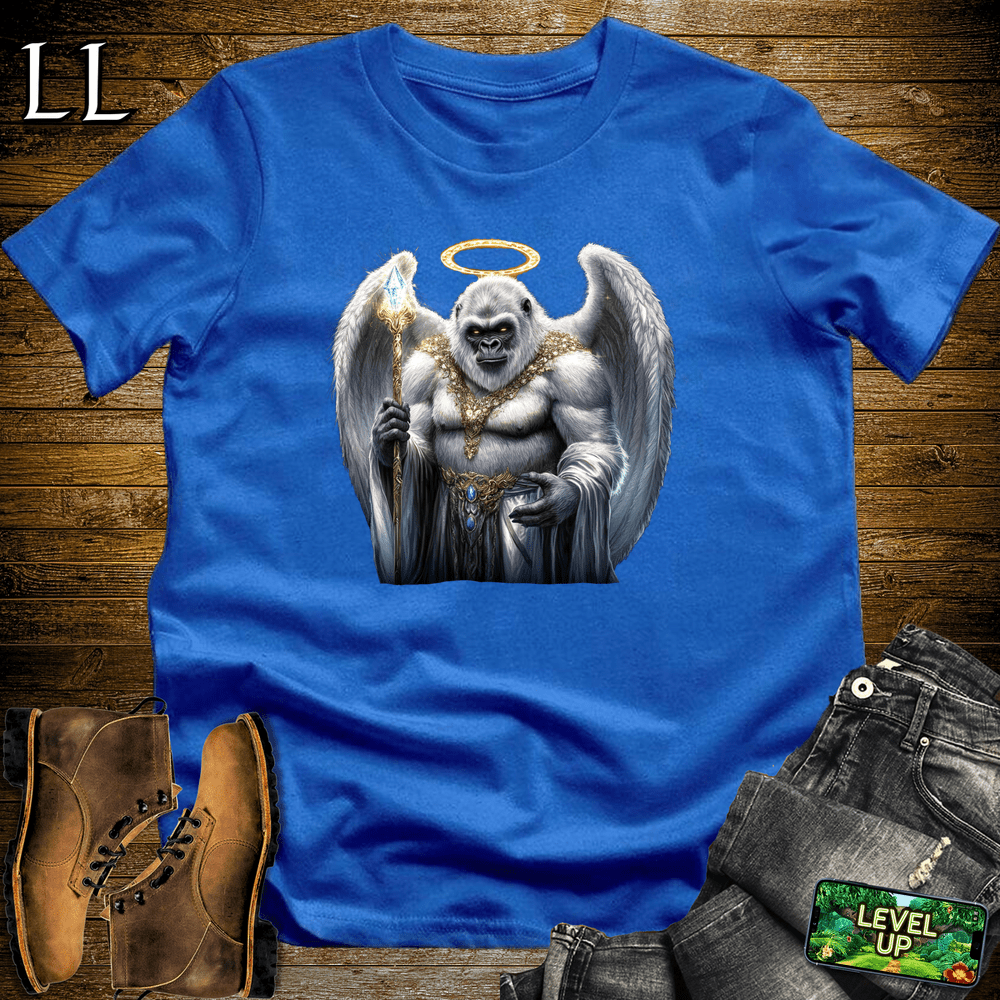 Angel Gorilla Royal | Spiritual Graphic Tee