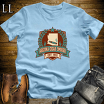 Arizona Cigar Smoker Shield T-Shirt Light Blue | Arizona Cigar Crest Gift Tee