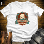 Arizona Cigar Smoker Shield T-Shirt White | Arizona Cigar Crest Gift Tee