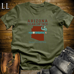Arizona Cigar Smoker T-Shirt Military Green | Arizona Cigar Gift