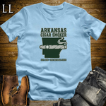 Arkansas Cigar Smoker T-Shirt Light Blue | State Cigar Shirt