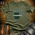 Arkansas Cigar Smoker T-Shirt Military Green | State Cigar Shirt