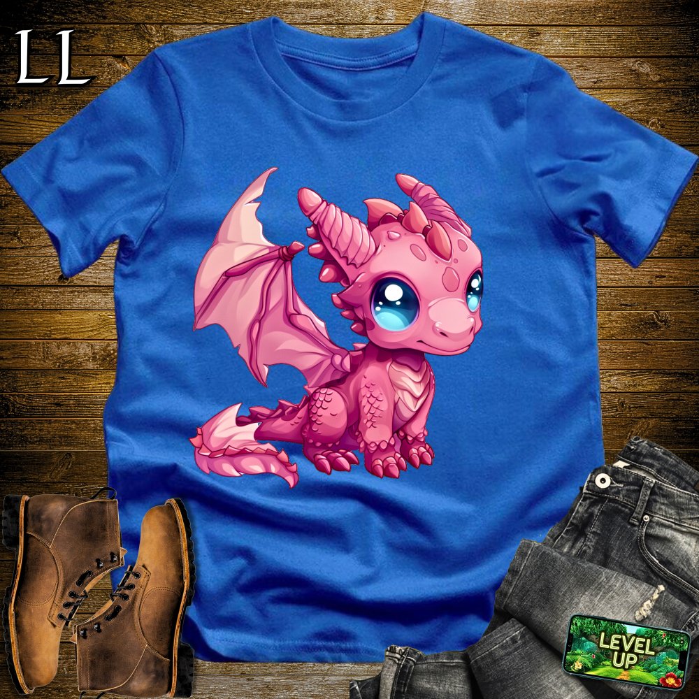 Baby Pink Dragon Softstyle Tee - Royal - LegacyLayers