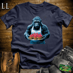 Baker Gorilla Softstyle Tee Navy | Funny Chef Gorilla Tee