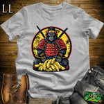 Banana Gorilla Samurai Sport Grey | Funny Warrior Tee