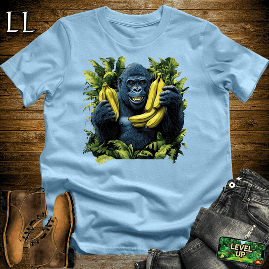 Banana Gorilla Softstyle Tee - Light Blue - LegacyLayers