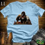 Bartender Gorilla Softstyle Tee Light Blue | Cigar Lover Gift