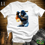 Baseball Gorilla Softstyle Tee White | Sports Fan Gift