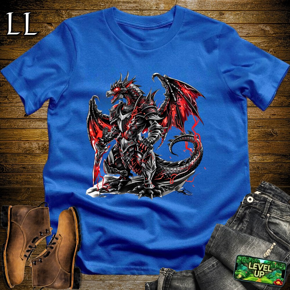 Battle Dragon Softstyle Tee - Royal - LegacyLayers