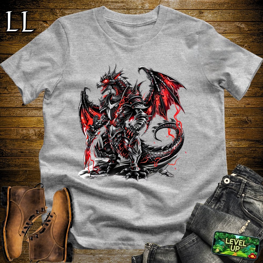 Battle Dragon Softstyle Tee - Sport Grey - LegacyLayers