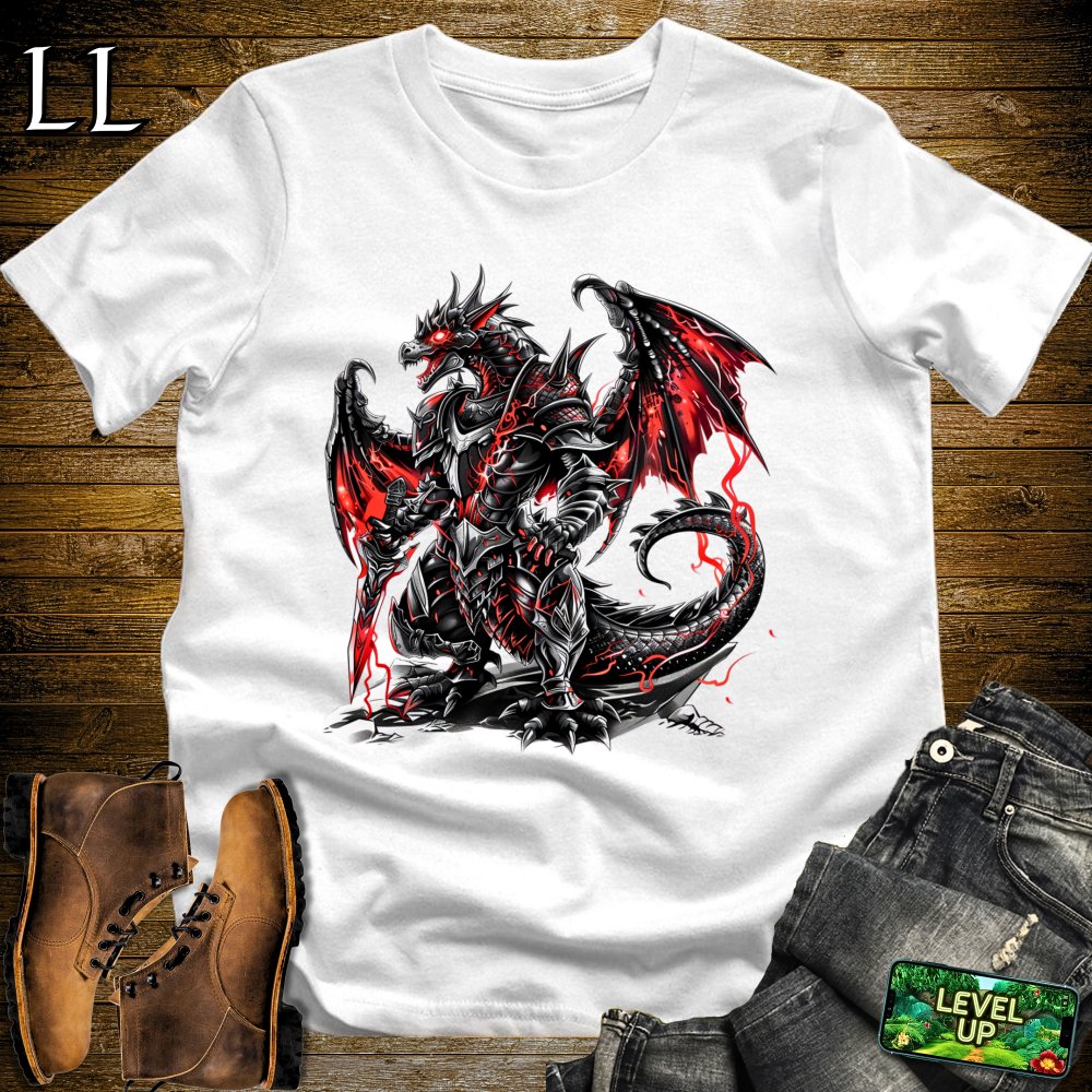 Battle Dragon Softstyle Tee - White - LegacyLayers