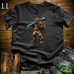 Bazooka Gorilla Softstyle Tee Black | Action Lover Gift Tee