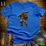 Bazooka Gorilla Softstyle Tee Royal | Action Lover Gift Tee