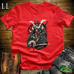 Beheader Chicken Samurai Red | Funny Warrior Tee