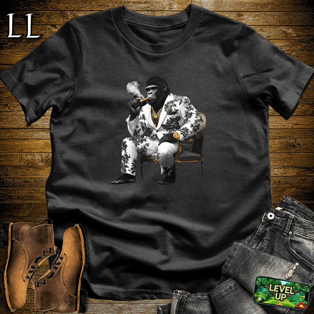 Black Flower Cigar Gorilla - Black - LegacyLayers
