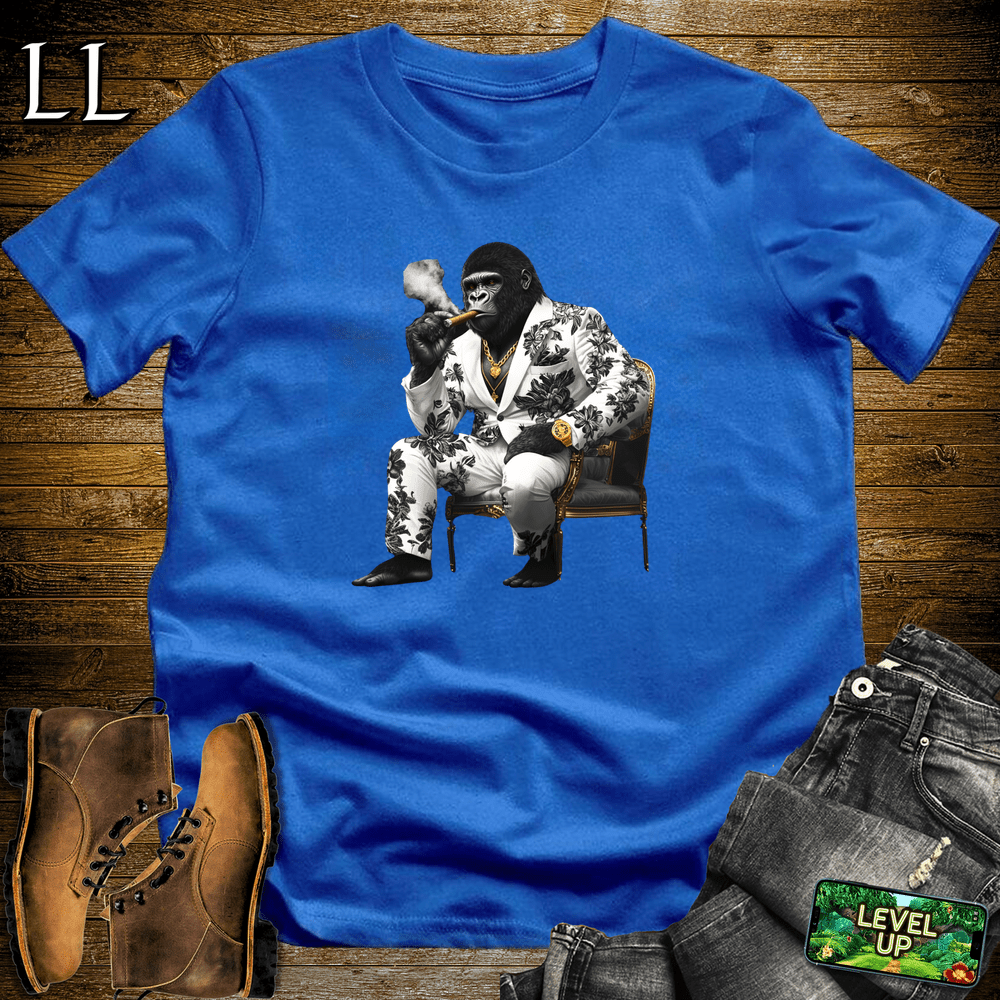 Black Flower Cigar Gorilla - Royal - LegacyLayers