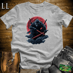 Blood Moon Gorilla Softstyle Tee Sport Grey | Gothic Gift Tee