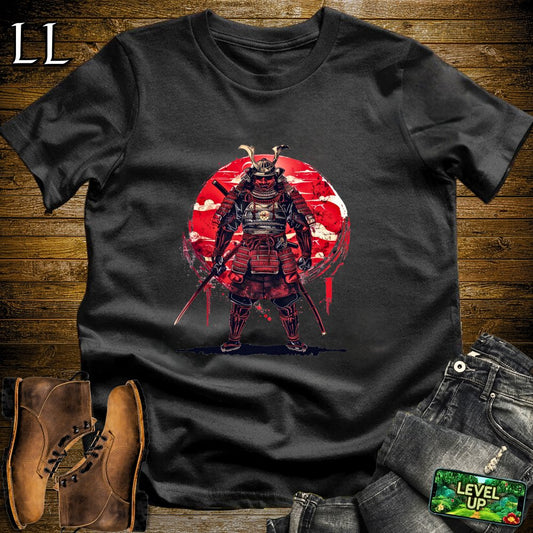 Blood Moon Samurai Softstyle Tee - Black - LegacyLayers