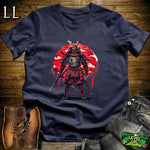 Blood Moon Samurai Navy | Mystical Warrior Tee
